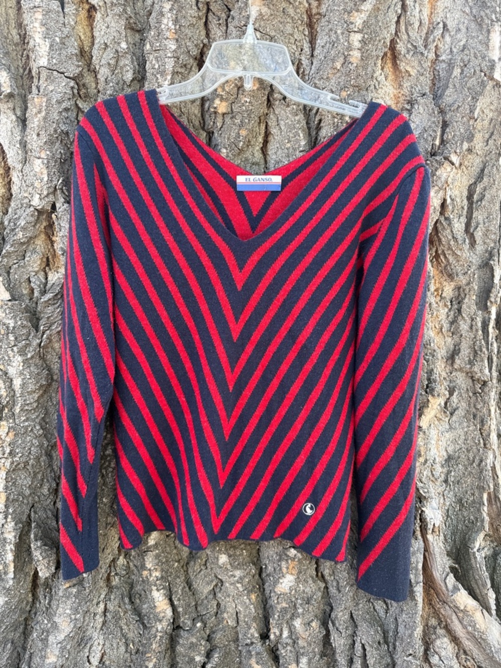 el ganso merino wool knit top